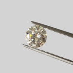  Moissanite | Round Diamond Cut | Pale Yellow | 9mm | SO24 2