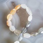  Moonstone Gemstone Beads | 38 cm, 15 inch Strand | Oval | Multicolor 1