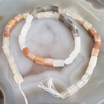 Moonstone Gemstone Beads | 38 cm, 15 inch Strand | Rectangular | Multi-Color 