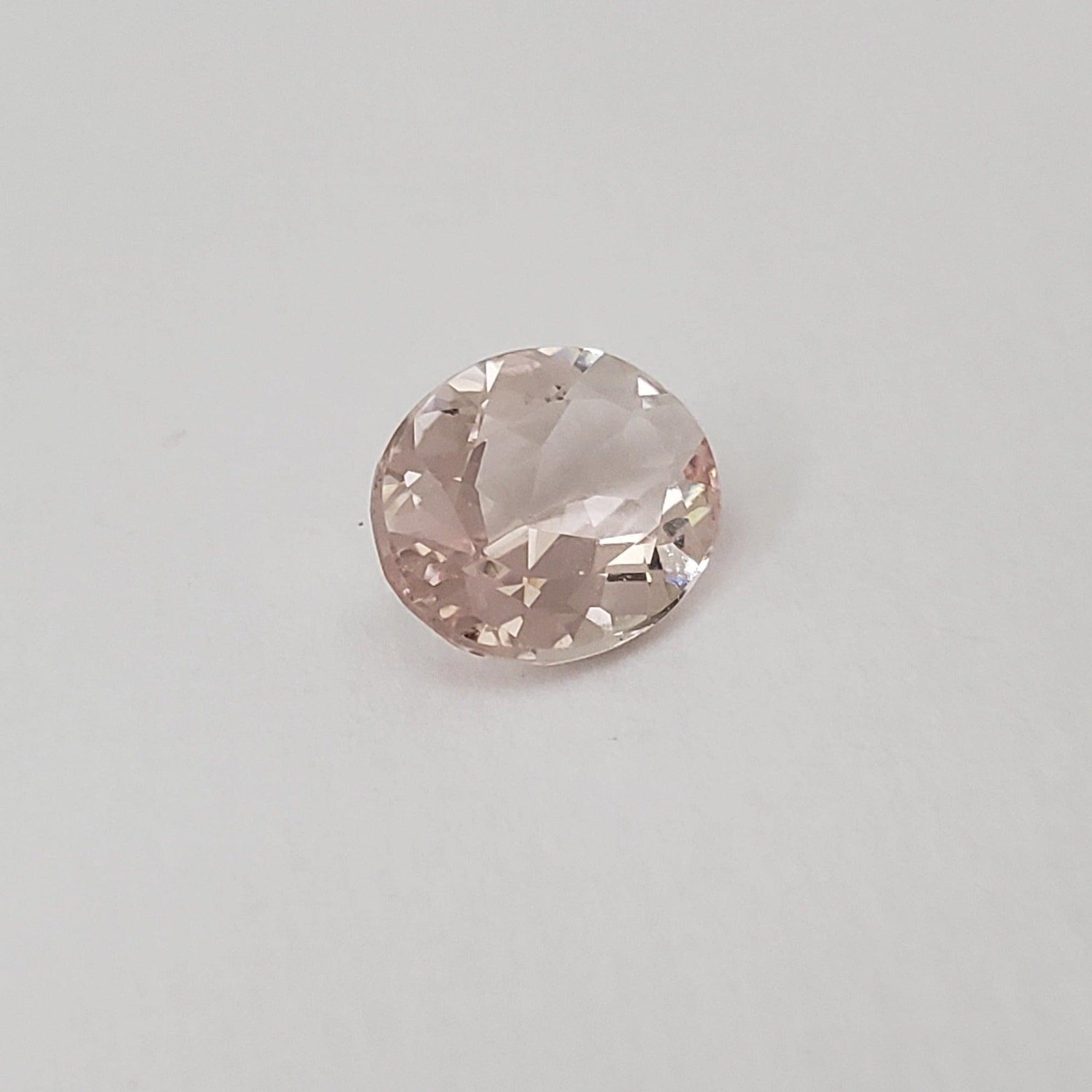  Morganite | Pink Beryl | Oval Cut | Light Pink | 9x7mm 1.4ct 3