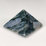  Moss Agate Five Point Pyramid | Green Blue 5
