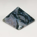  Moss Agate Five Point Pyramid | Green Blue 6