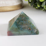  Moss Agate Five Point Pyramid | Multi-Colored 6