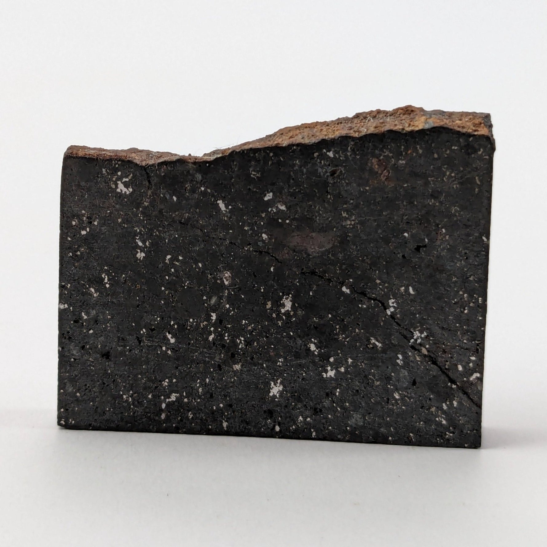  NWA 091 Meteorite | 11.53 Gr | Part Slice | L6 Chondrite | Low TKW | Sahara 3