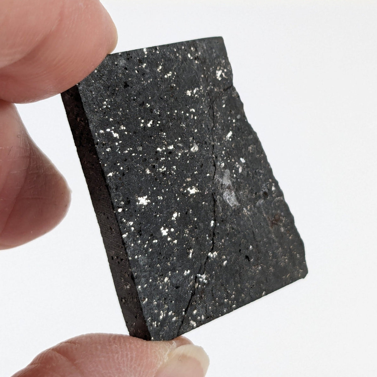  NWA 091 Meteorite | 11.53 Gr | Part Slice | L6 Chondrite | Low TKW | Sahara 8