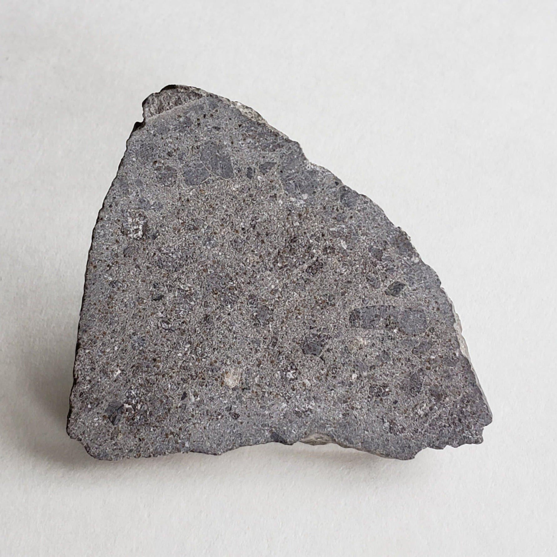  NWA 2949 Meteorite | 9.7 Gr | Slice | Rare Eucrite | Crusted | Low TKW | Erfoud, Morocco 3