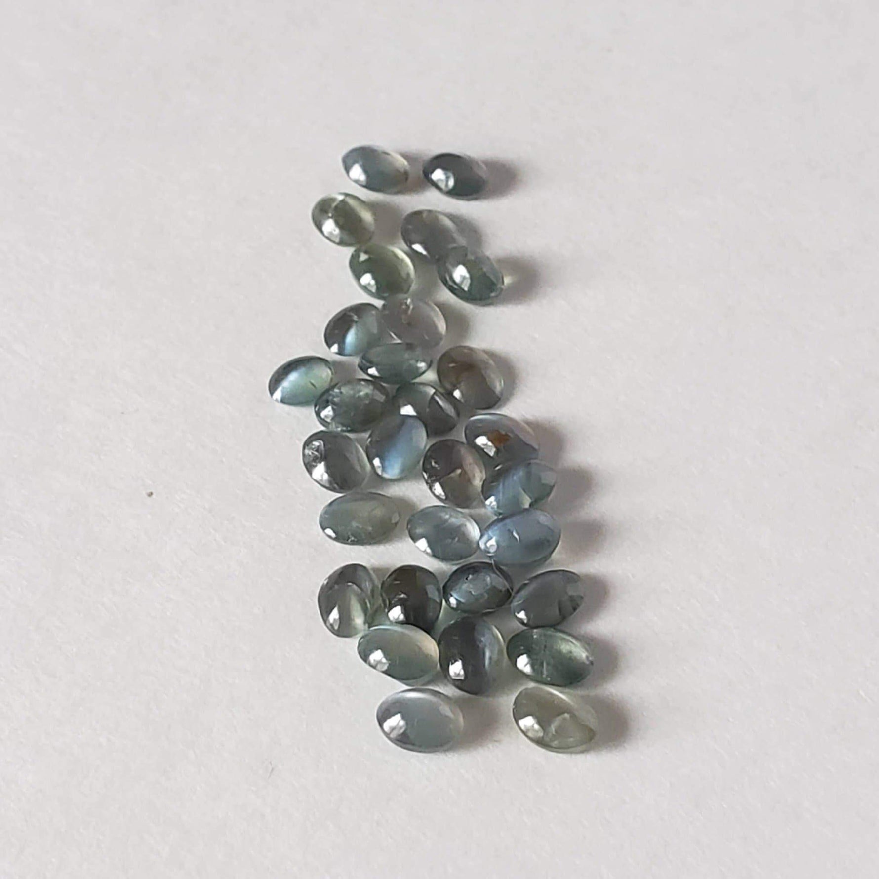  Natural Alexandrite Cats Eye | Oval Cabochon | Color Change Green to Purple | 3.5x3mm 3