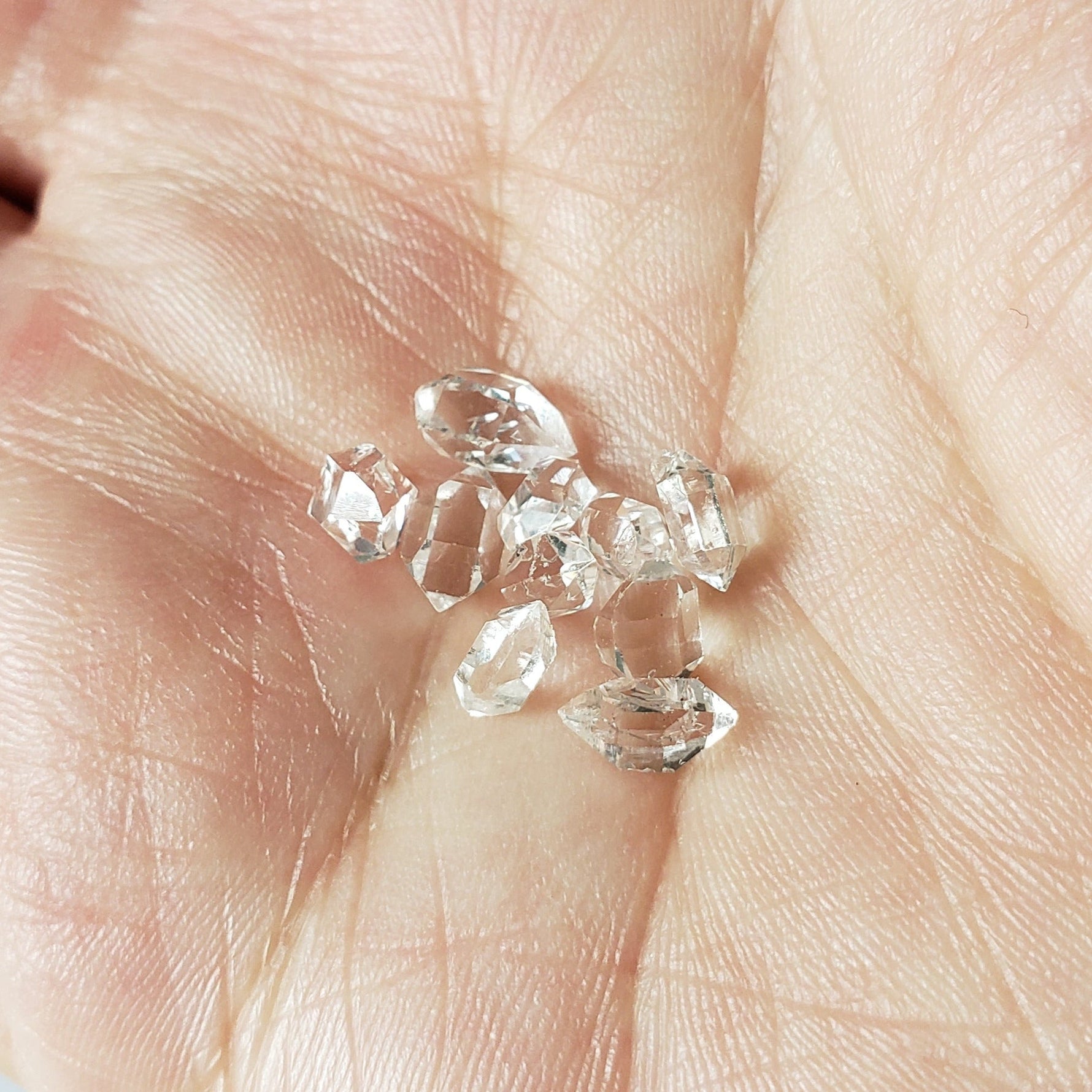  Natural Herkimer Diamonds | 5 carat Lot | 4 - 8 mm | Herkimer County NY 5