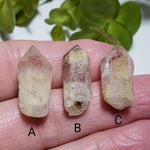 Natural Included Quartz Points | Terminated Quartz | 23 - 24 mm | Brazil - Canagem.com