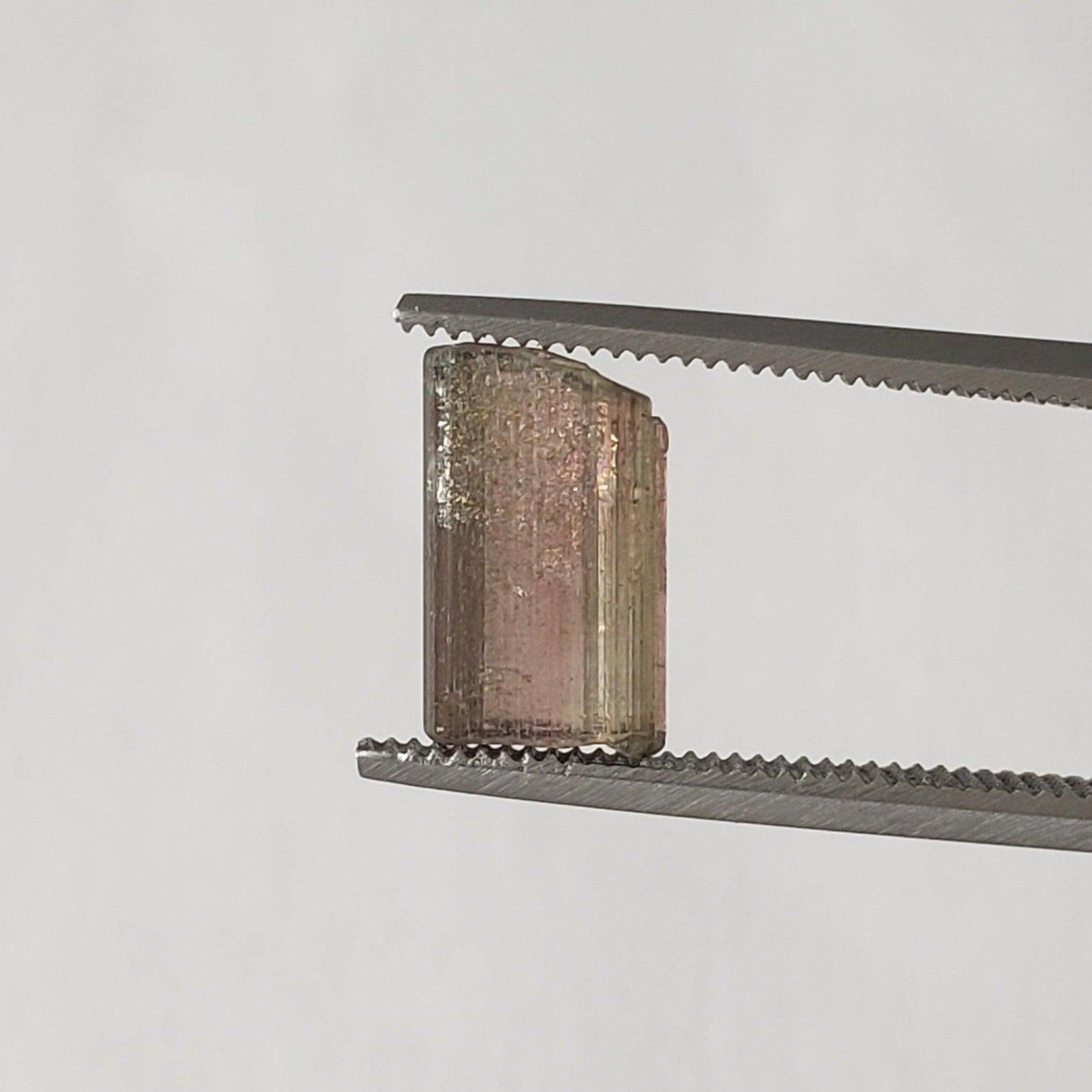  Natural Pink and Green Tourmaline Crystal | Raw Tourmaline | 9.2x5.5mm 1.8ct | SO24 1