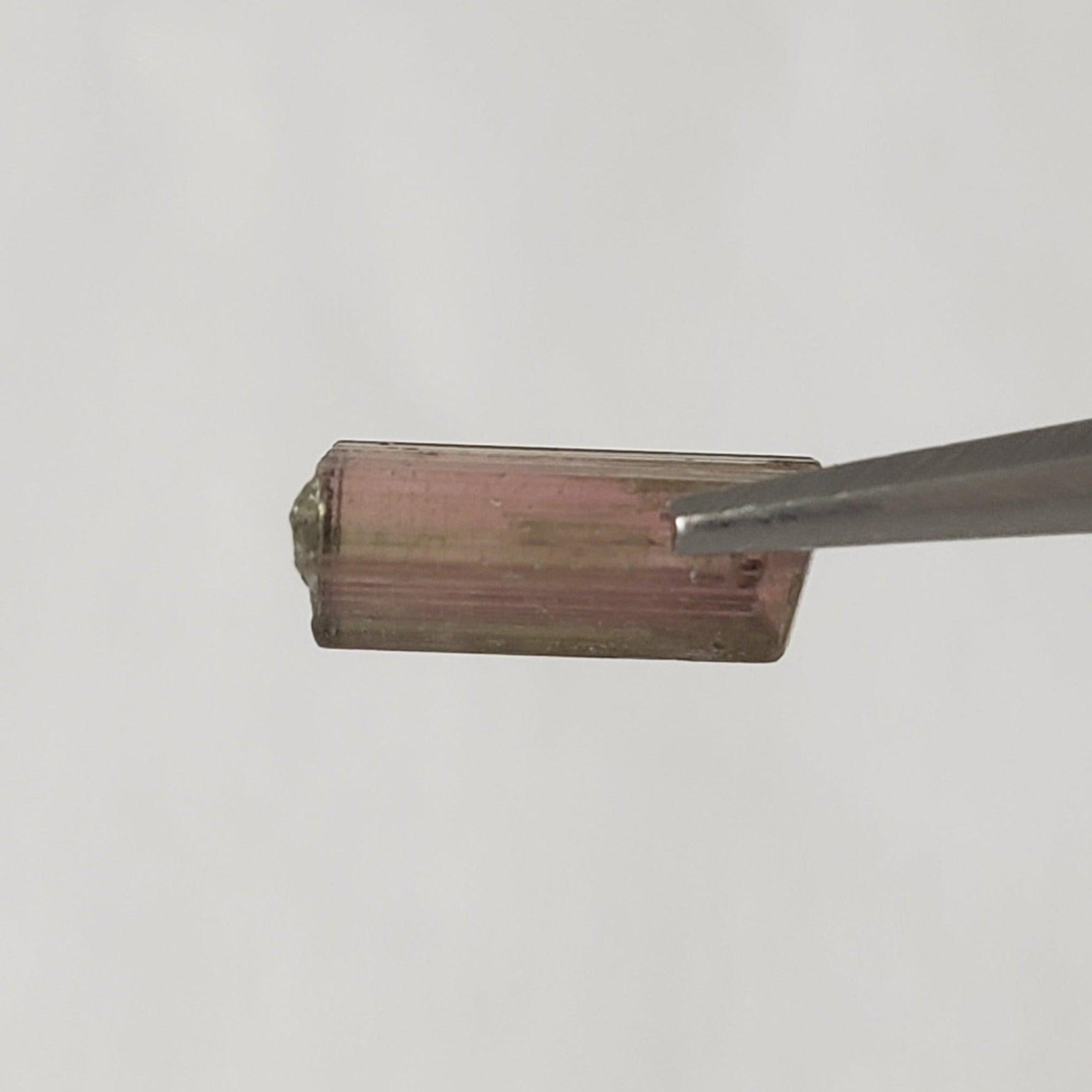  Natural Pink and Green Tourmaline Crystal | Raw Tourmaline | 9.2x5.5mm 1.8ct | SO24 2