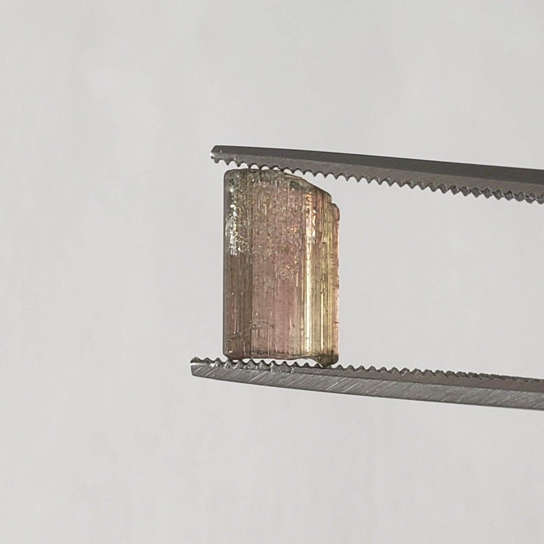  Natural Pink and Green Tourmaline Crystal | Raw Tourmaline | 9.2x5.5mm 1.8ct | SO24 7