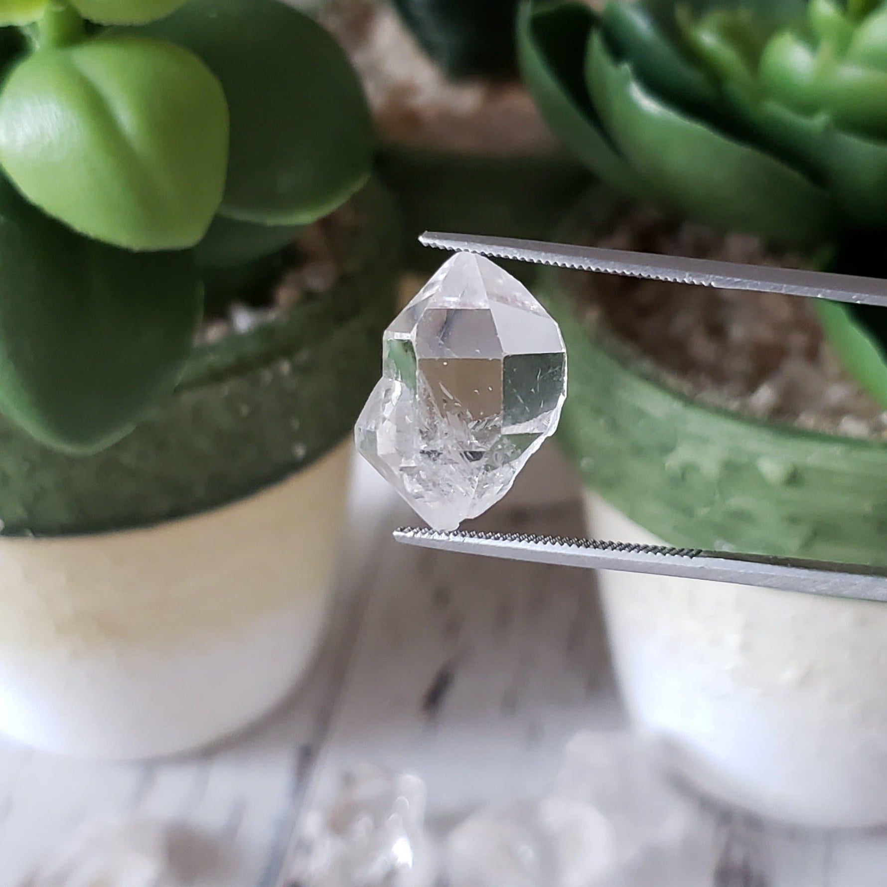 Natural Quartz Points Rock | 6 Piece Lot | Double Terminated Quartz | 14 - 20mm | China - Canagem.com