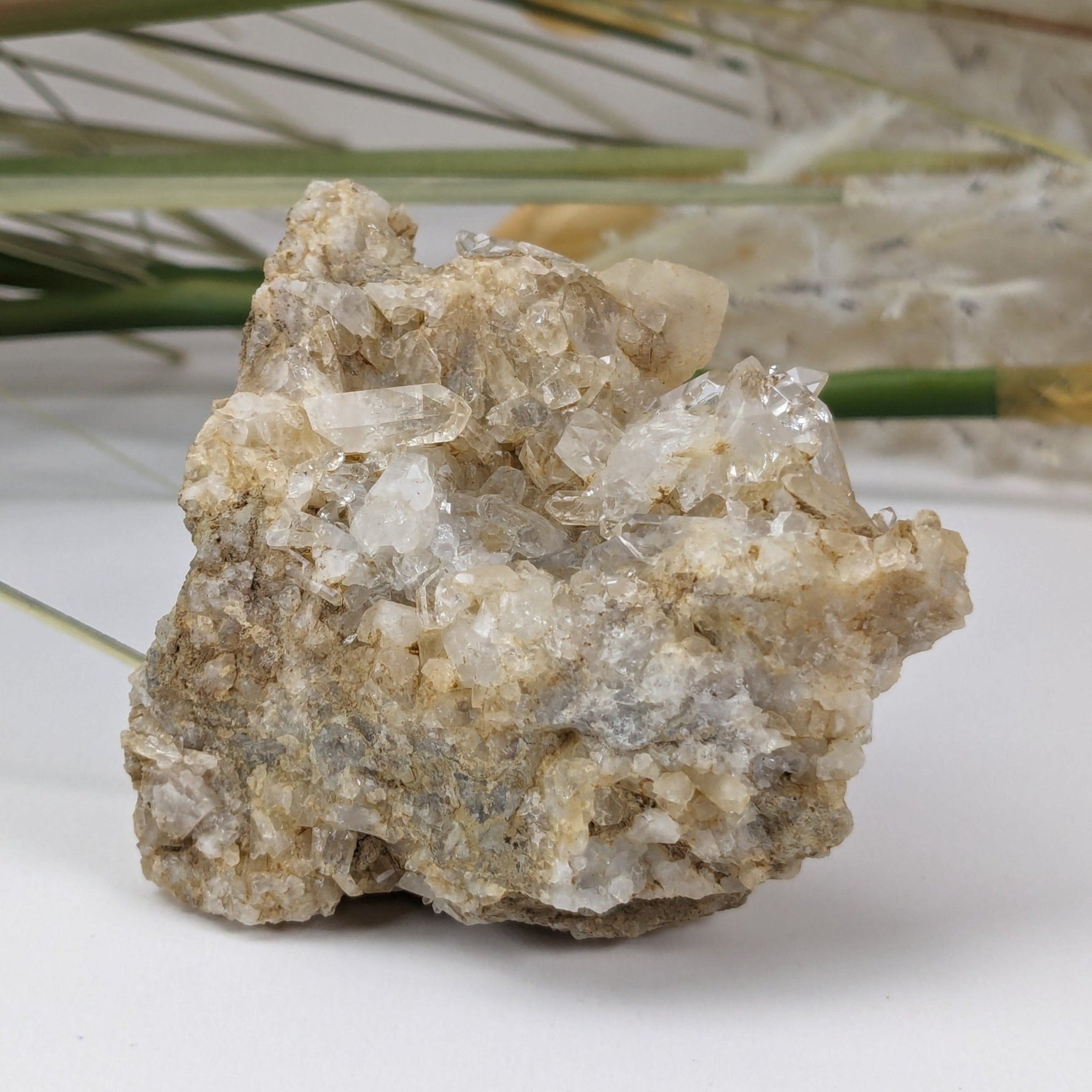  Natural Quartz Points on Matrix | 70.4 gr 2
