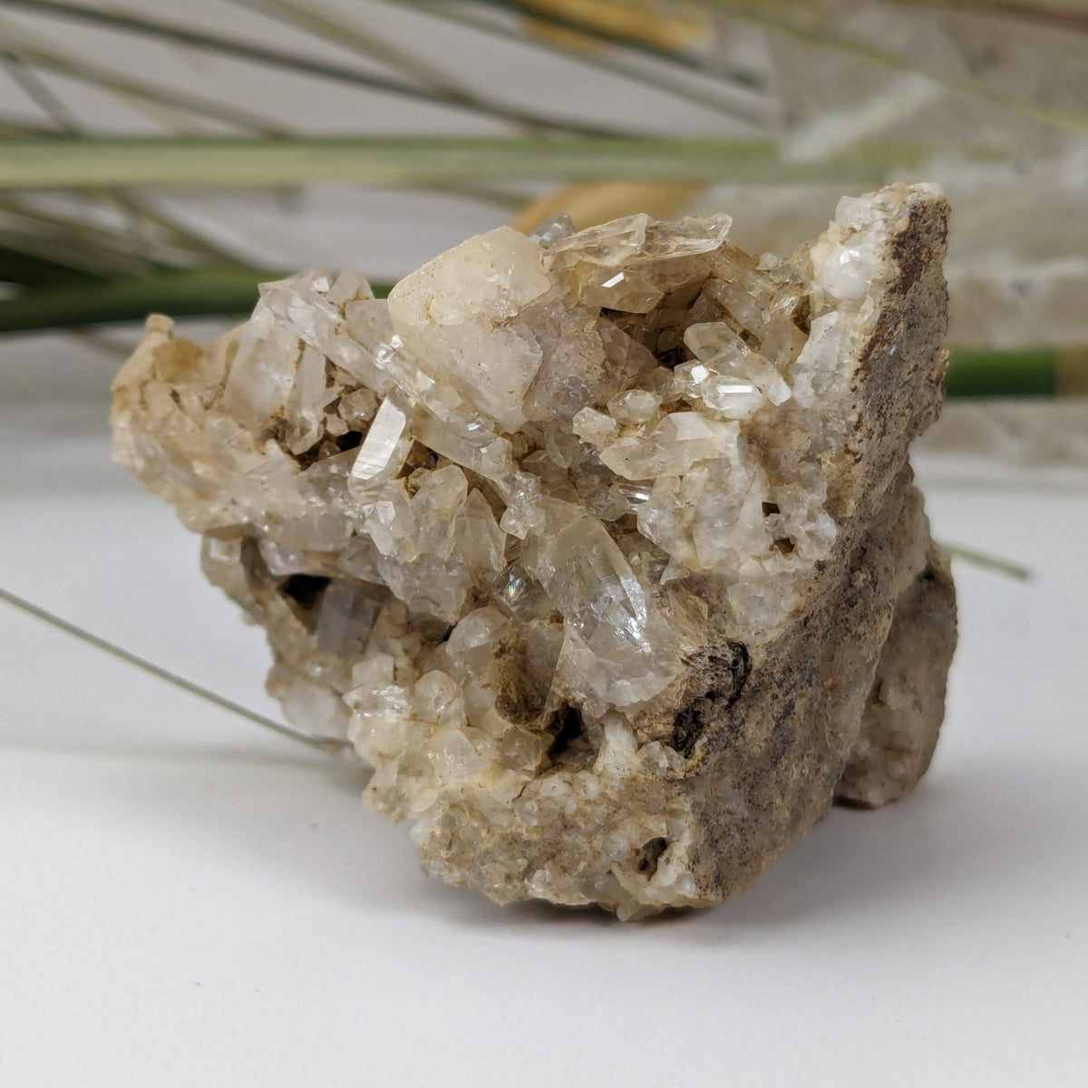  Natural Quartz Points on Matrix | 70.4 gr 3