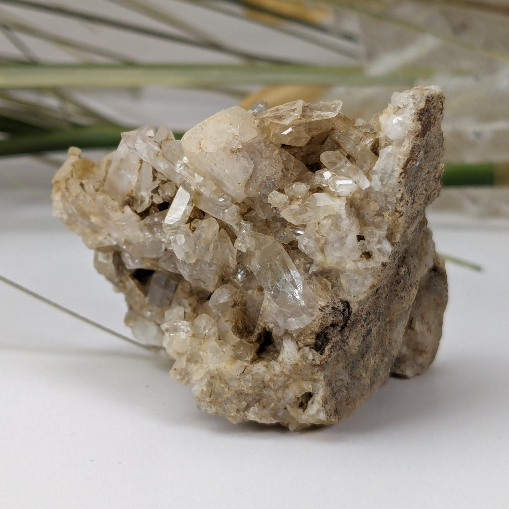  Natural Quartz Points on Matrix | 70.4 gr 3