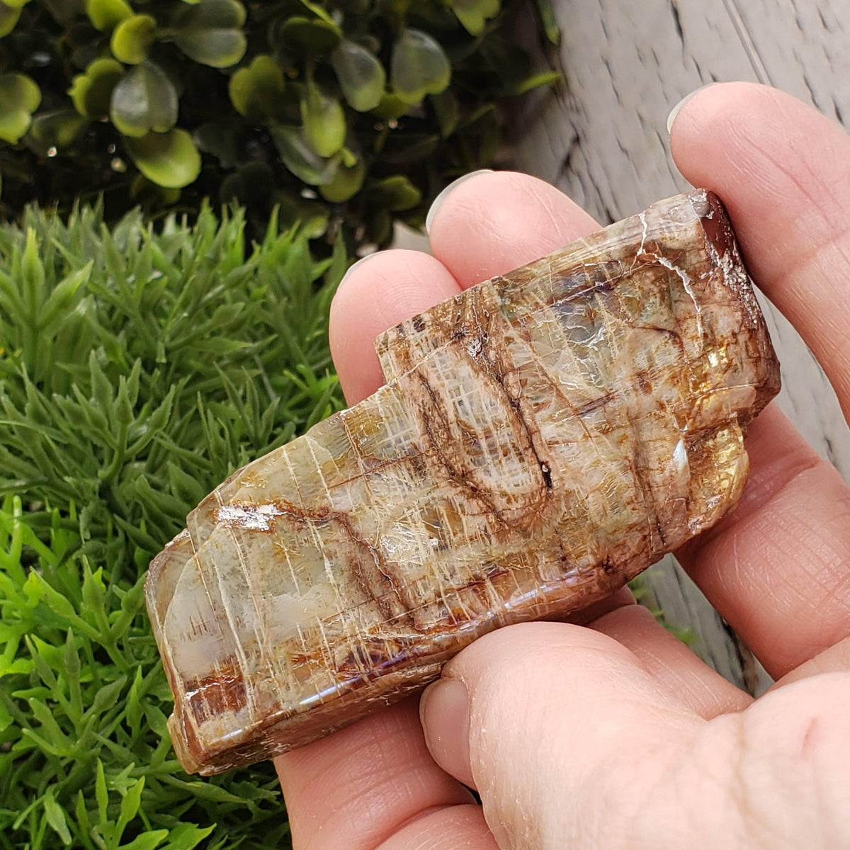  Natural Rainbow Spectrolite Polished and Rough Flat Stone Crystal, Marathon Ontario | SO24 4