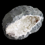  Okenite, Calcite, Prehnite and Smoky Quartz in Geode | 796 grams | Dindoshi, India 1