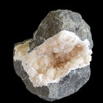  Okenite and Apophyllite on Prehnite in Geode | 1.38 Kg | Dindoshi, India 4