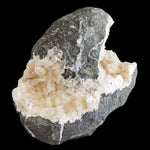  Okenite and Apophyllite on Prehnite in Geode | 1.38 Kg | Dindoshi, India 5