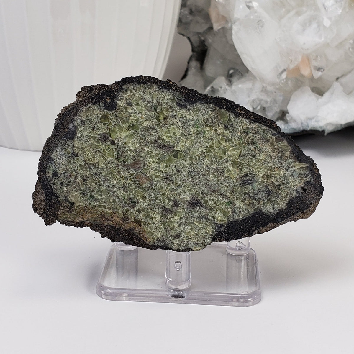 Olivine Volcanic Bomb | Lava Coated Crystal | 138 gr | Mortlake, Victoria, Australia | SO24 