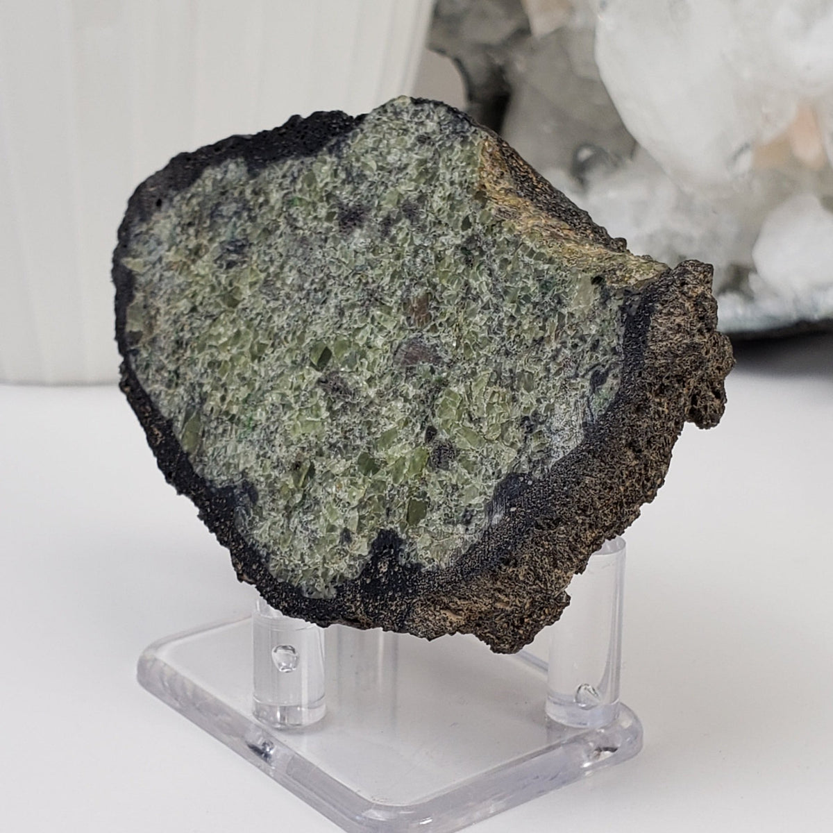  Olivine Volcanic Bomb | Lava Coated Crystal | 138 gr | Mortlake, Victoria, Australia | SO24 1