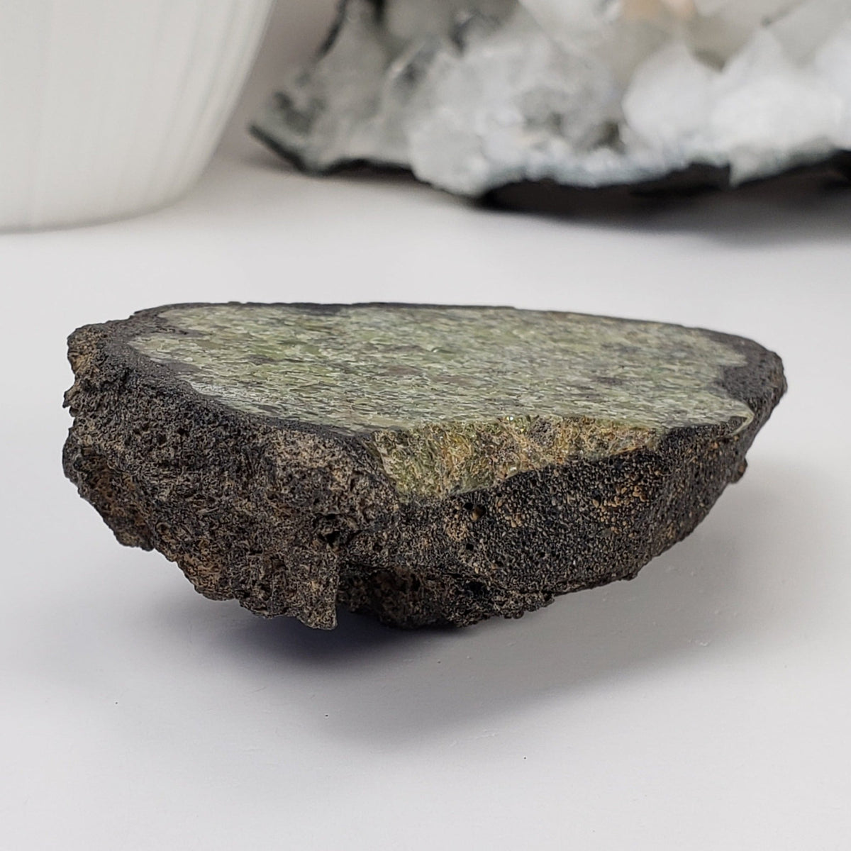 Olivine Volcanic Bomb | Lava Coated Crystal | 138 gr | Mortlake, Victoria, Australia | SO24 3