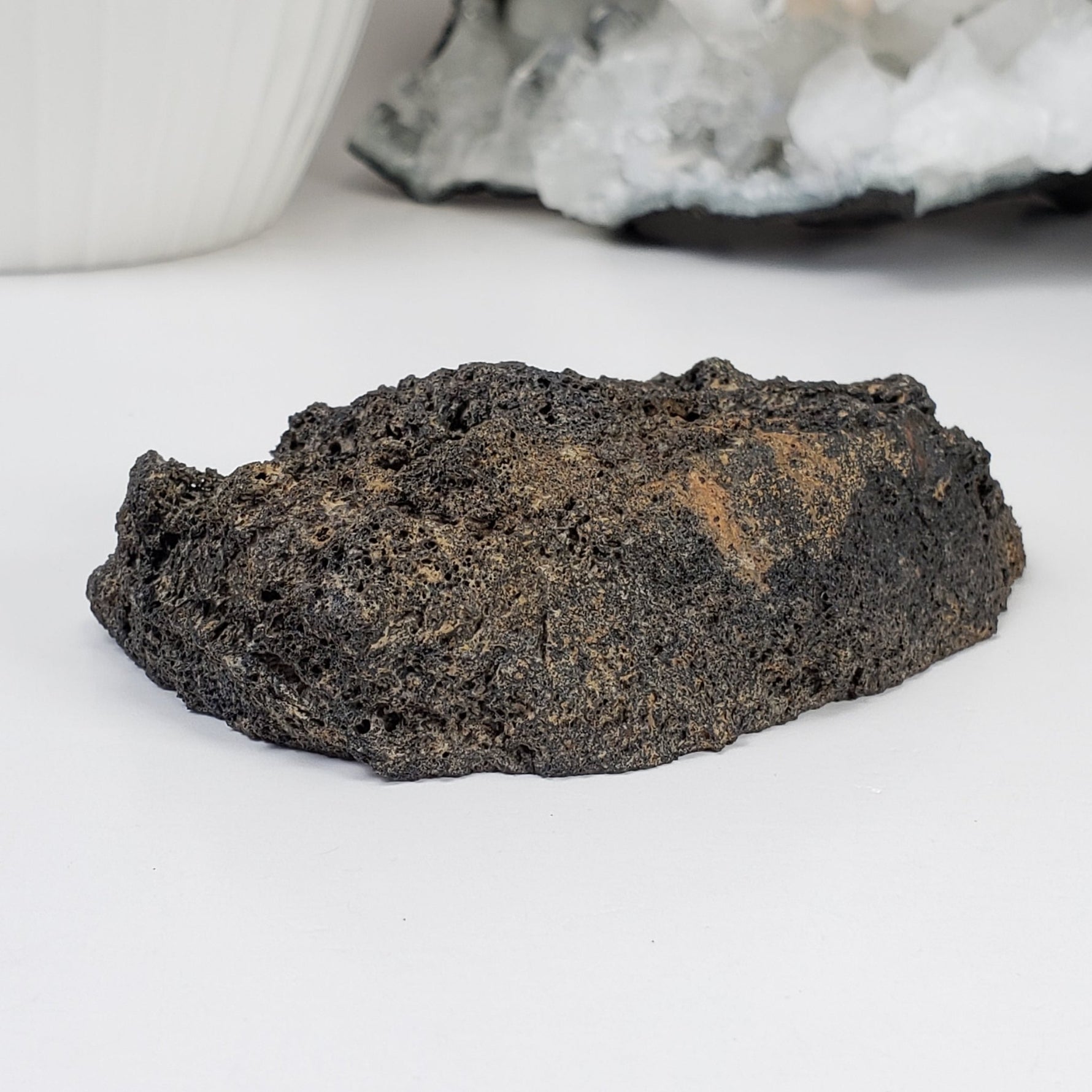  Olivine Volcanic Bomb | Lava Coated Crystal | 138 gr | Mortlake, Victoria, Australia | SO24 4