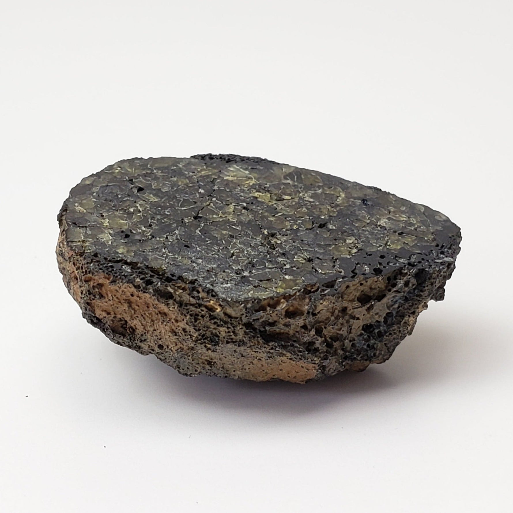  Olivine Volcanic Bomb | Lava Coated Crystal | 18 gr | Mortlake, Victoria, Australia | SO24 2