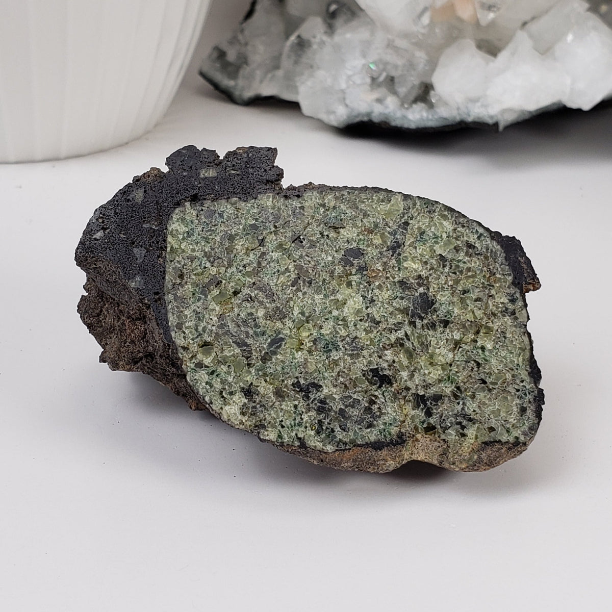  Olivine Volcanic Bomb | Lava Coated Crystal | 187.4 gr | Mt Shadwell Volcano, Australia 1