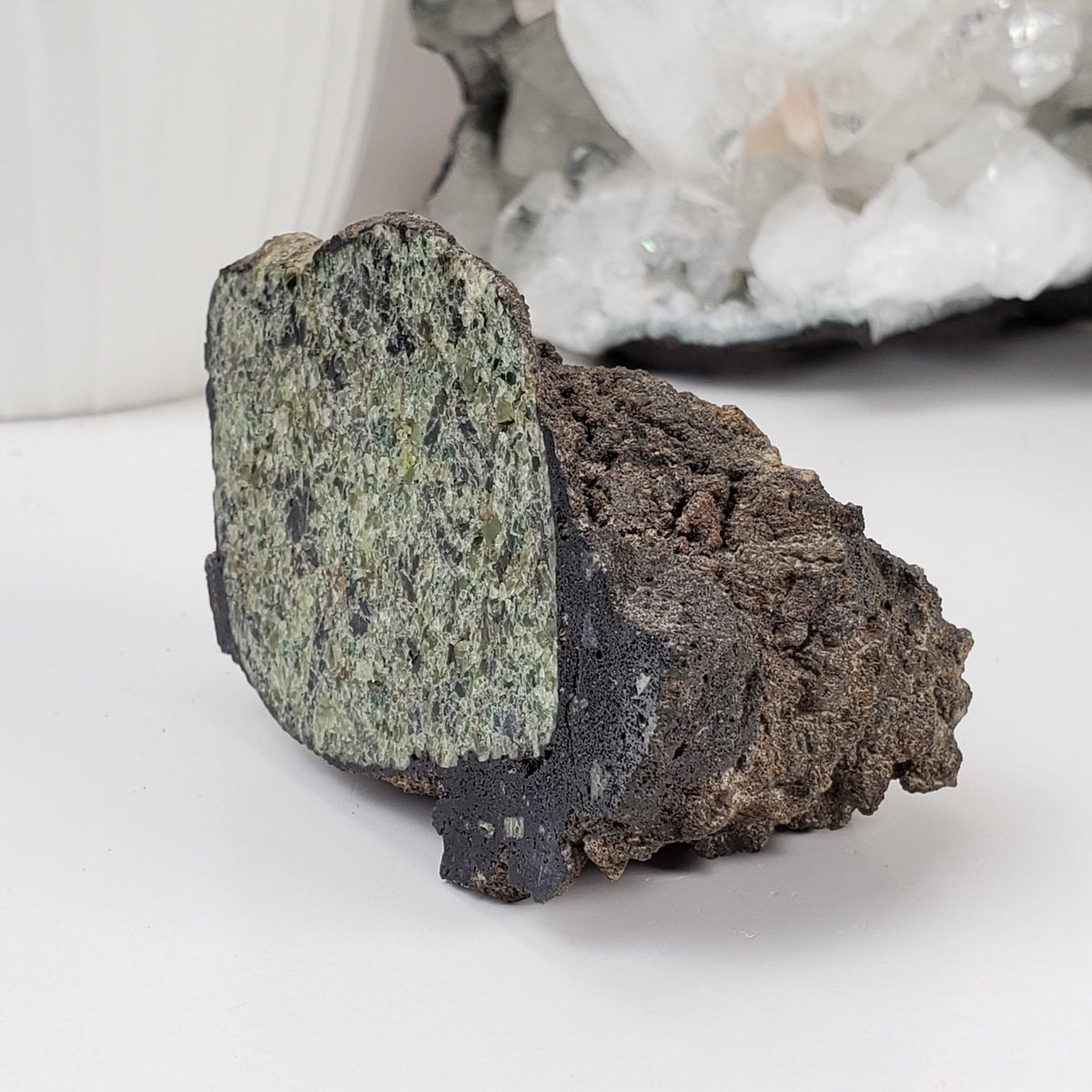  Olivine Volcanic Bomb | Lava Coated Crystal | 187.4 gr | Mt Shadwell Volcano, Australia 2