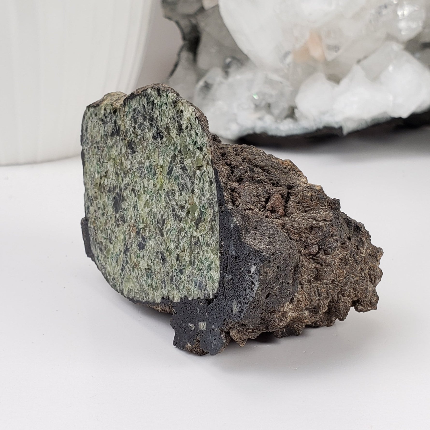  Olivine Volcanic Bomb | Lava Coated Crystal | 187.4 gr | Mt Shadwell Volcano, Australia 2