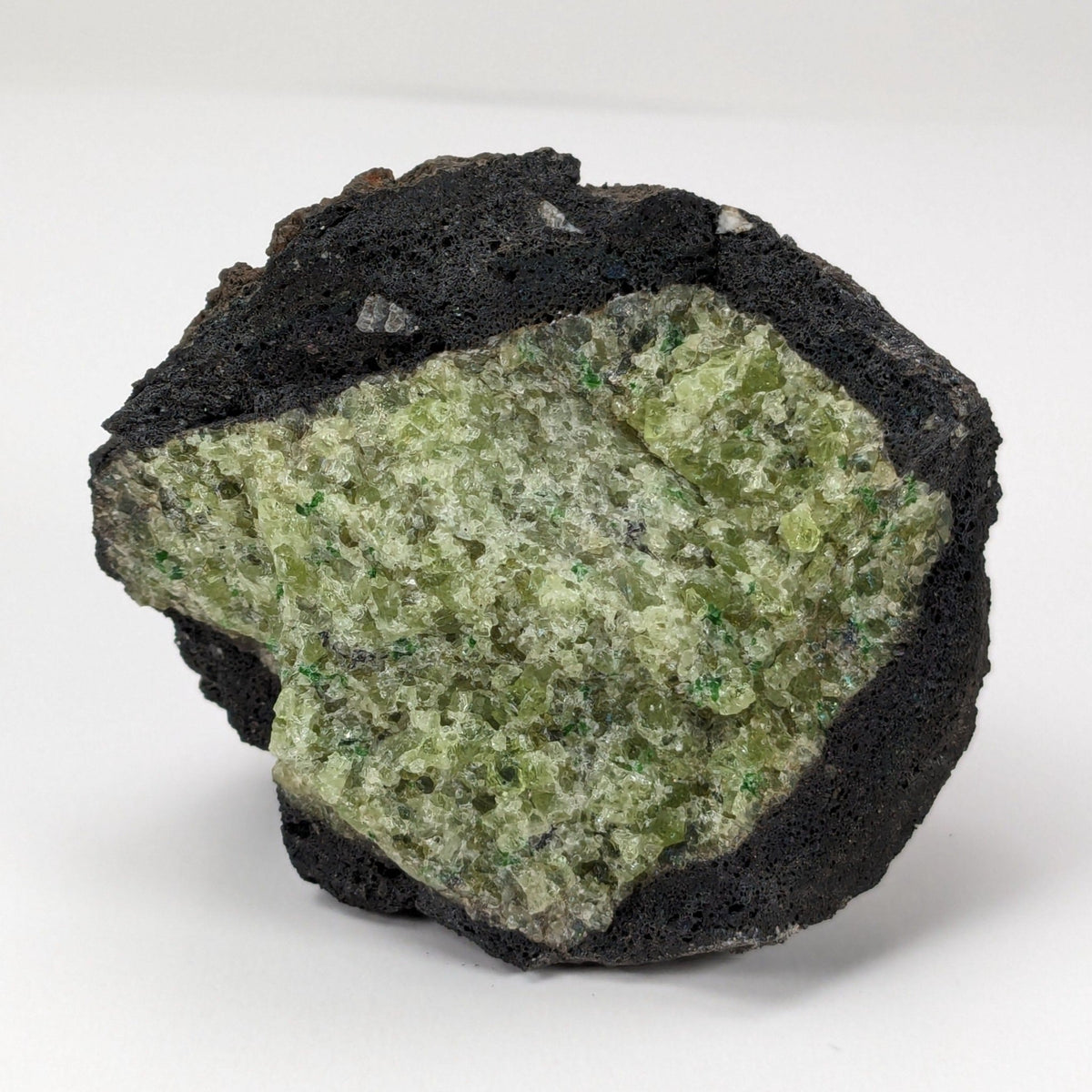  Olivine Volcanic Bomb | Lava Coated Crystal | 199 grams | Mortlake, Victoria, Australia | SO24 