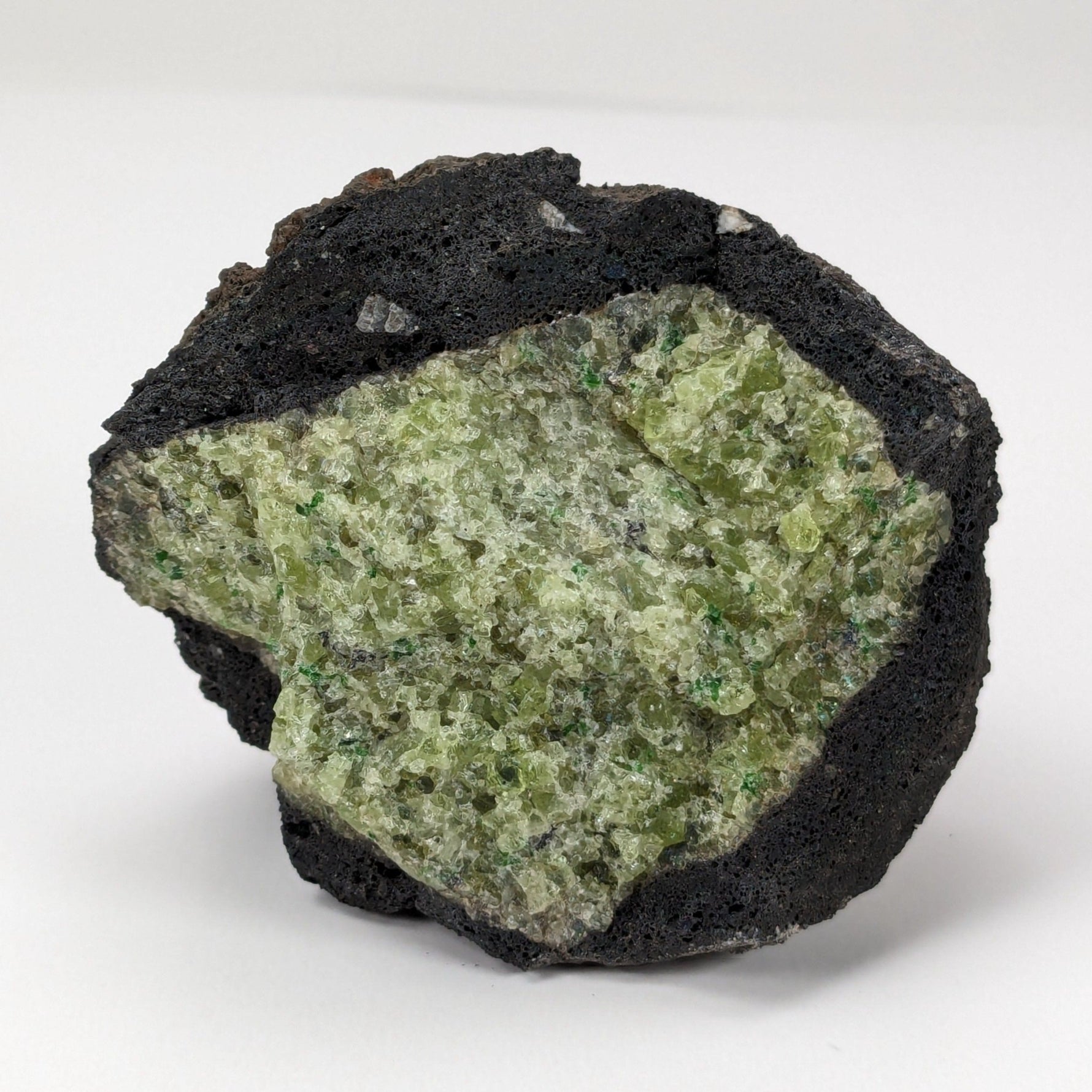  Olivine Volcanic Bomb | Lava Coated Crystal | 199 grams | Mortlake, Victoria, Australia | SO24 