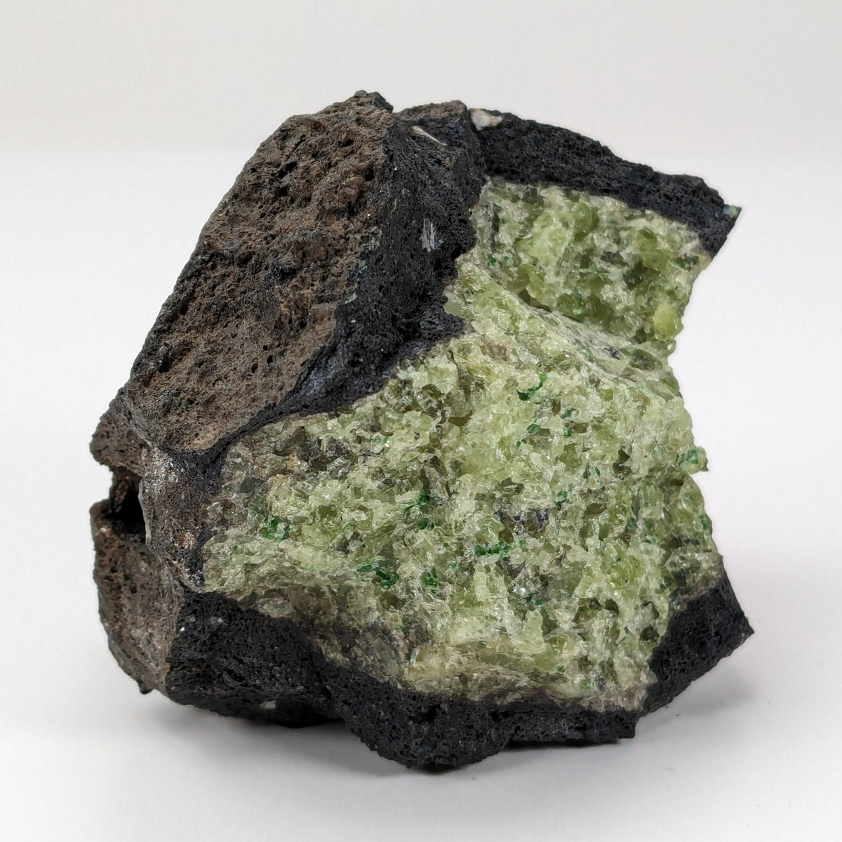  Olivine Volcanic Bomb | Lava Coated Crystal | 199 grams | Mortlake, Victoria, Australia | SO24 1