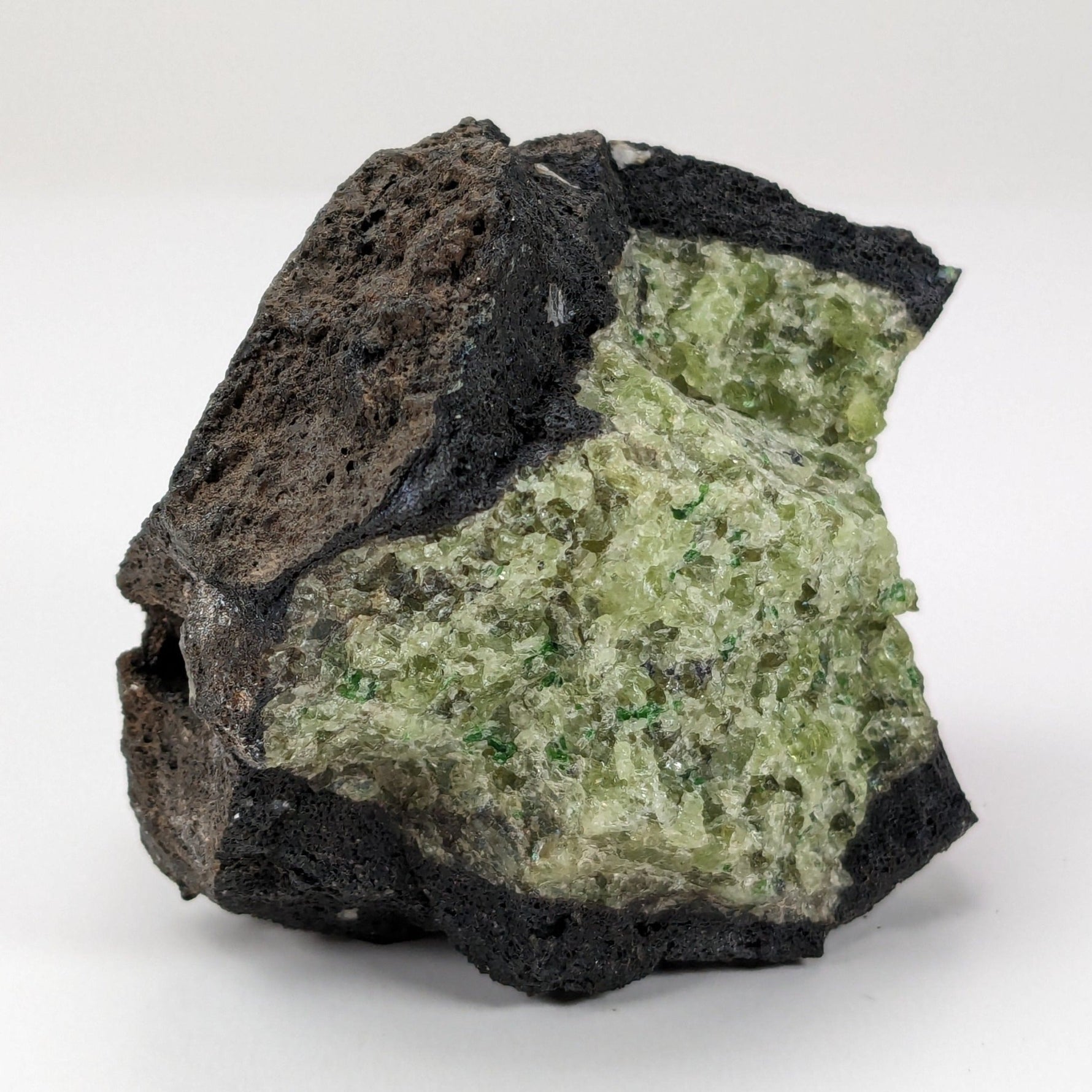  Olivine Volcanic Bomb | Lava Coated Crystal | 199 grams | Mortlake, Victoria, Australia | SO24 1