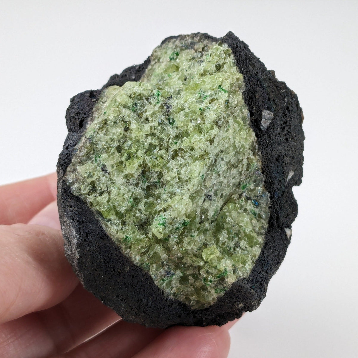  Olivine Volcanic Bomb | Lava Coated Crystal | 199 grams | Mortlake, Victoria, Australia | SO24 5