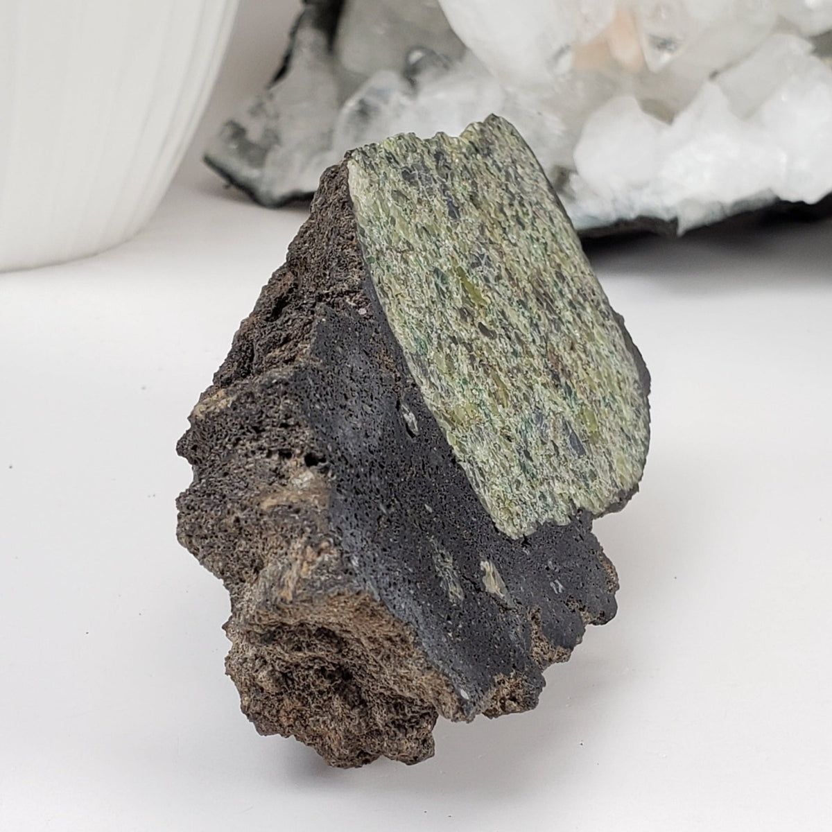  Olivine Volcanic Bomb | Lava Coated Crystal | 200.7 gr | Mt Shadwell Volcano, Australia 6