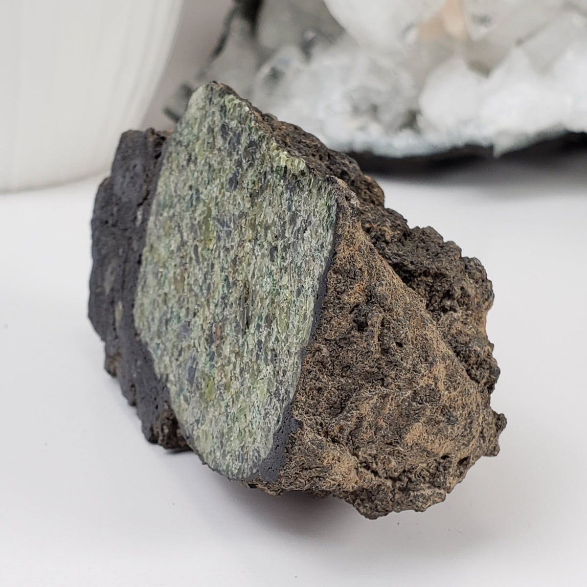  Olivine Volcanic Bomb | Lava Coated Crystal | 200.7 gr | Mt Shadwell Volcano, Australia 7