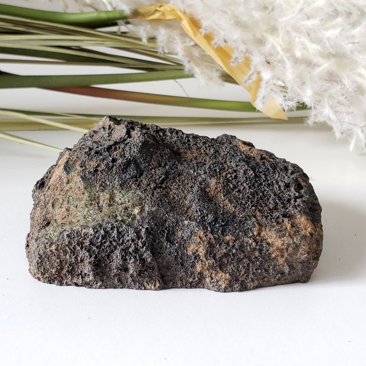  Olivine Volcanic Bomb | Lava Coated Crystal | 211.3 gr, | Mortlake, Victoria, Australia | SO24 6