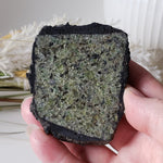  Olivine Volcanic Bomb | Lava Coated Crystal | 211.3 gr, | Mortlake, Victoria, Australia | SO24 8
