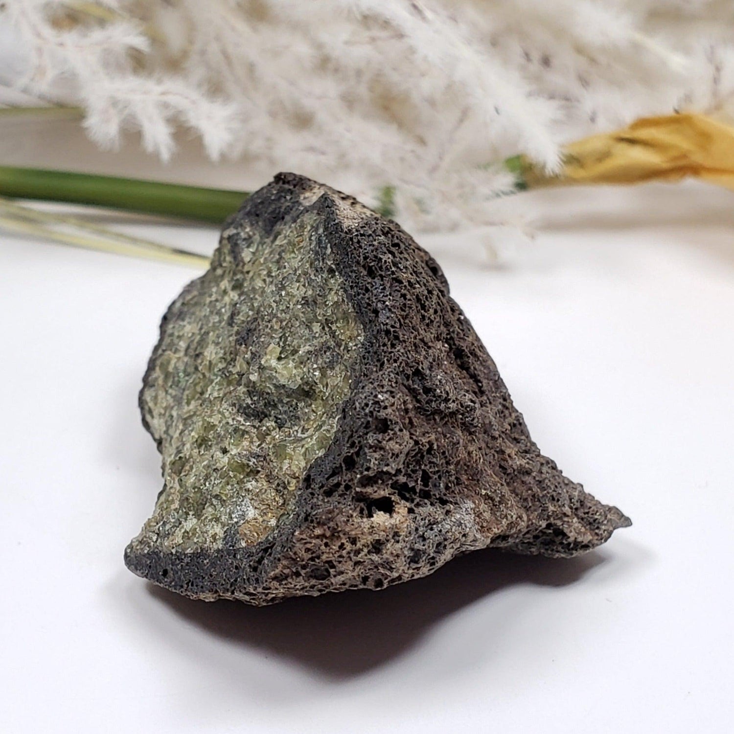  Olivine Volcanic Bomb | Lava Coated Crystal | 53 gr | Mortlake, Victoria, Australia SO24 1