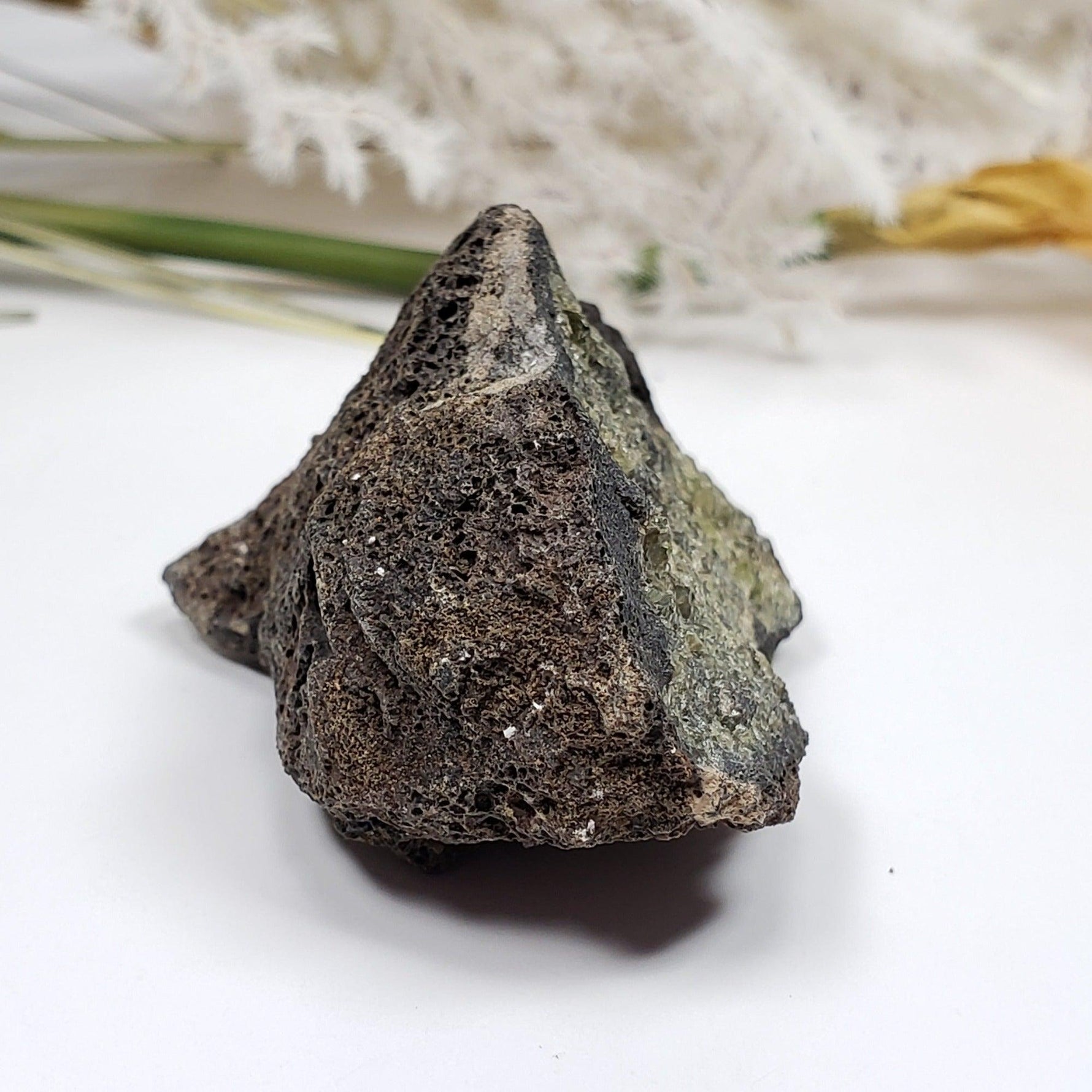  Olivine Volcanic Bomb | Lava Coated Crystal | 53 gr | Mortlake, Victoria, Australia SO24 2