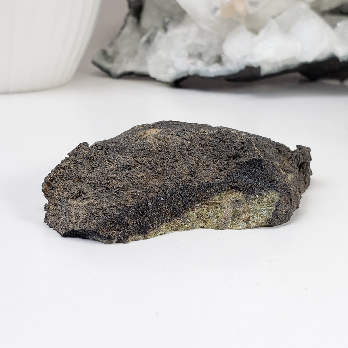  Olivine Volcanic Bomb | Lava Coated Crystal | 95 gr | Mt Shadwell Volcano, Australia | SO24 3