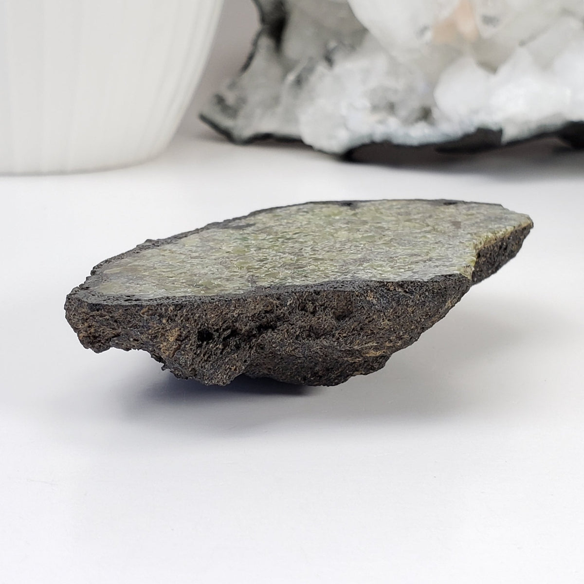  Olivine Volcanic Bomb | Lava Coated Crystal | 95 gr | Mt Shadwell Volcano, Australia | SO24 4