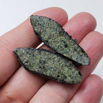  Olivine Volcanic Bomb Matching Halves | Lava Coated Crystal | 21.7 gr, | Mortlake, Victoria, Australia | SO24 