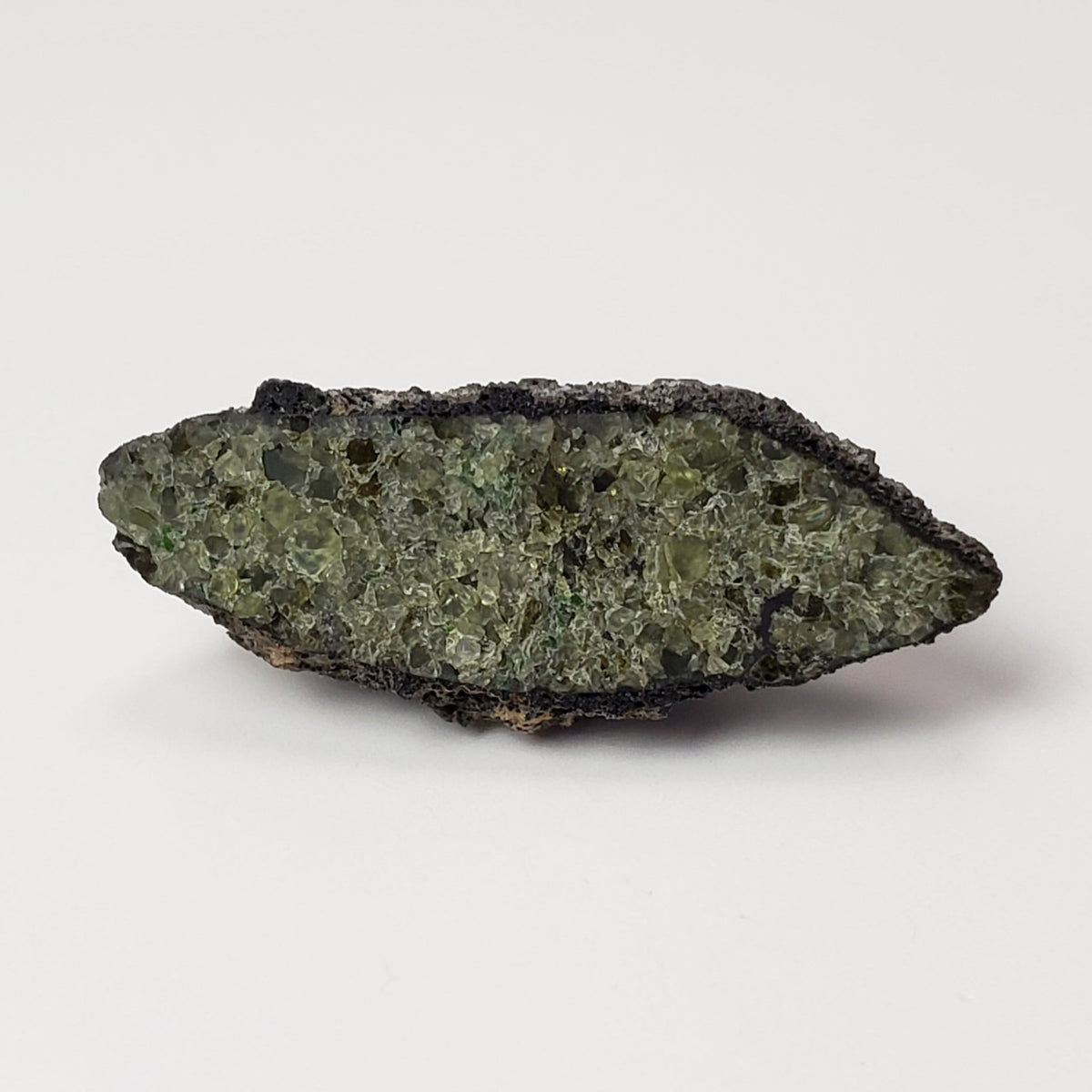  Olivine Volcanic Bomb Matching Halves | Lava Coated Crystal | 21.7 gr, | Mortlake, Victoria, Australia | SO24 3