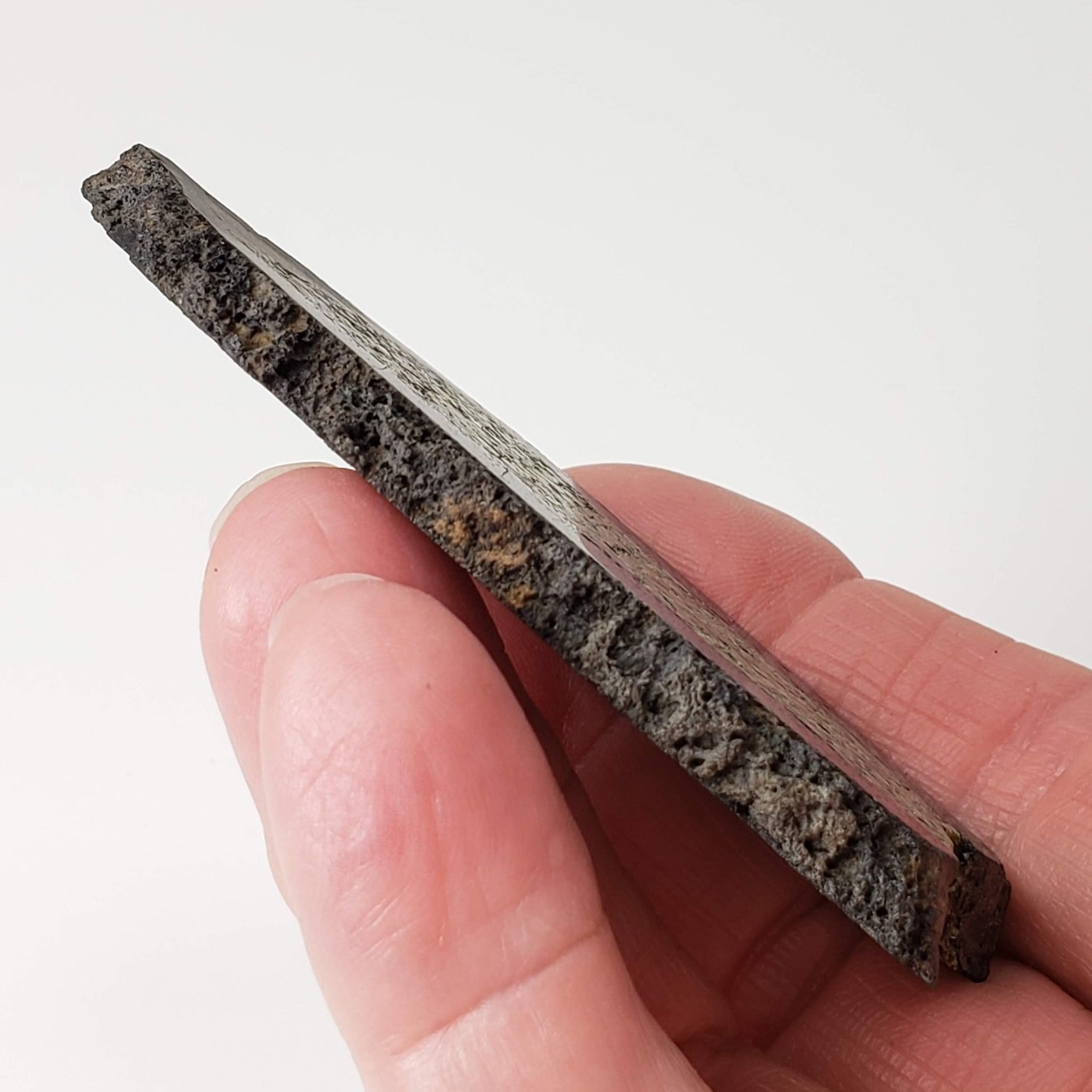  Olivine Volcanic Bomb Slice | Lava Coated Crystal | 44.4 gr, | Mortlake, Victoria, Australia | SO24 4