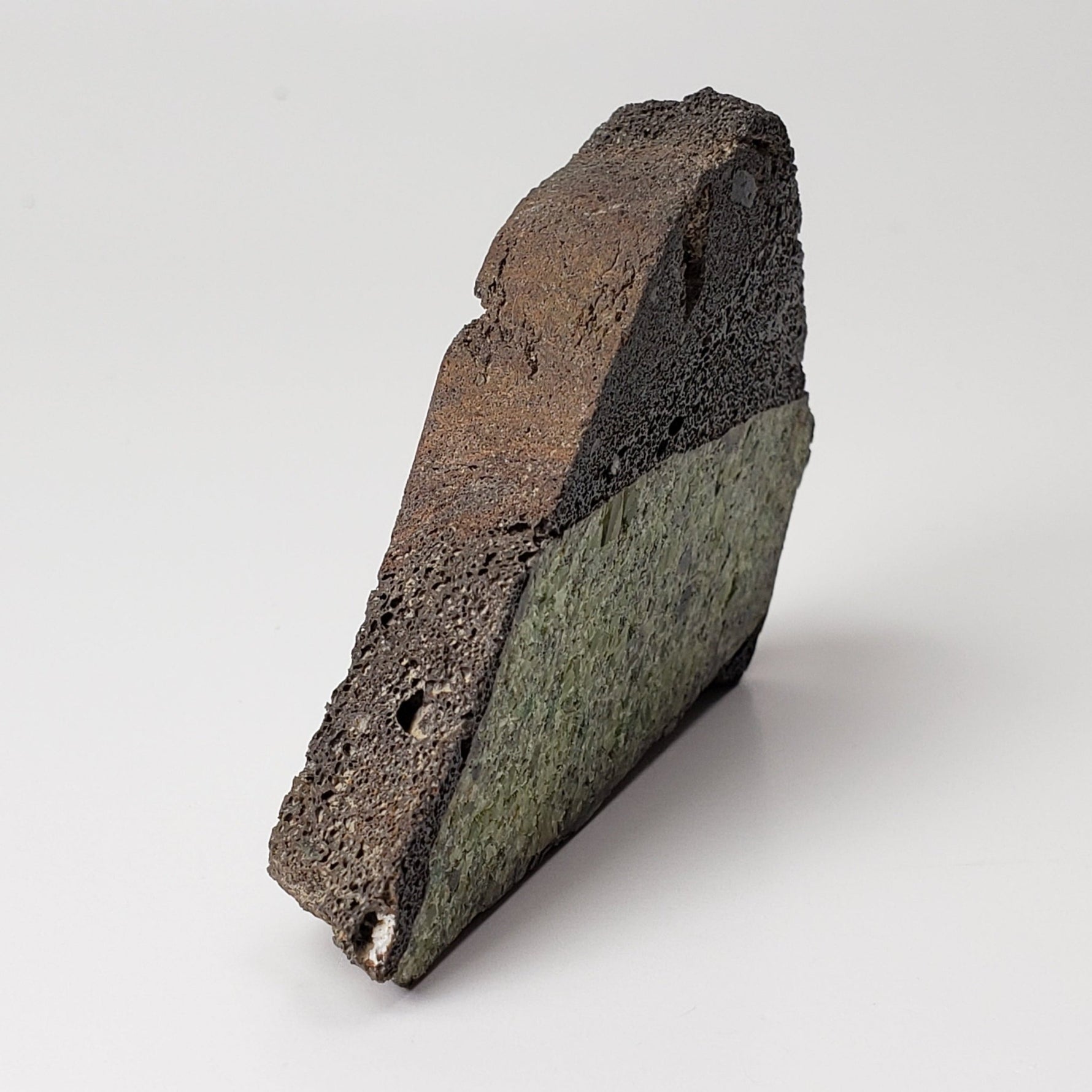  Olivine Volcanic Bomb Slice | Lava Rock Crystal | 71.2 gr, | Mt Shadwell Volcano, Australia | SO24 4
