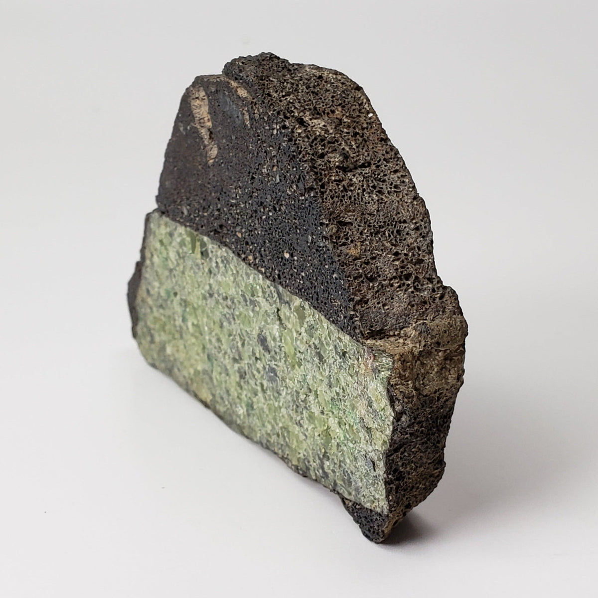  Olivine Volcanic Bomb Slice | Lava Rock Crystal | 71.2 gr, | Mt Shadwell Volcano, Australia | SO24 5